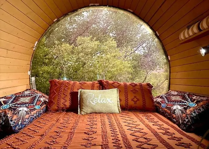 Amazing Unique Barrel Pod With Incredible Views For An Unforgettable Romantic Getaway Near Montezuma, Arizona * Lake Montezuma